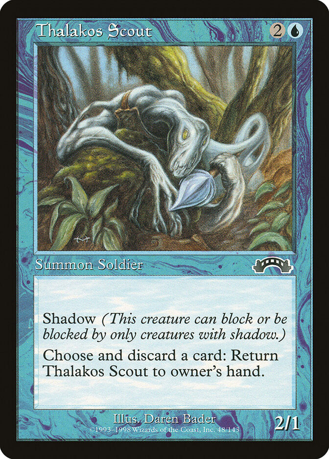 Magic: The Gathering - Thalakos Scout - Exodus
