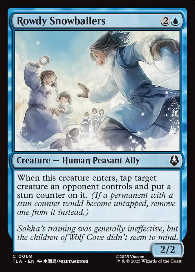 Magic: The Gathering - Rowdy Snowballers - Avatar: The Last Airbender