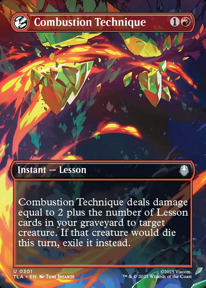 Magic: The Gathering - Combustion Technique - Avatar: The Last Airbender