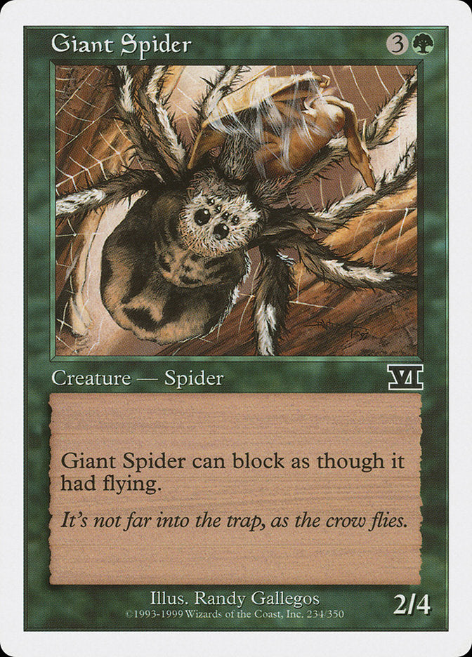 Magic: The Gathering - Giant Spider - Sixth Edition