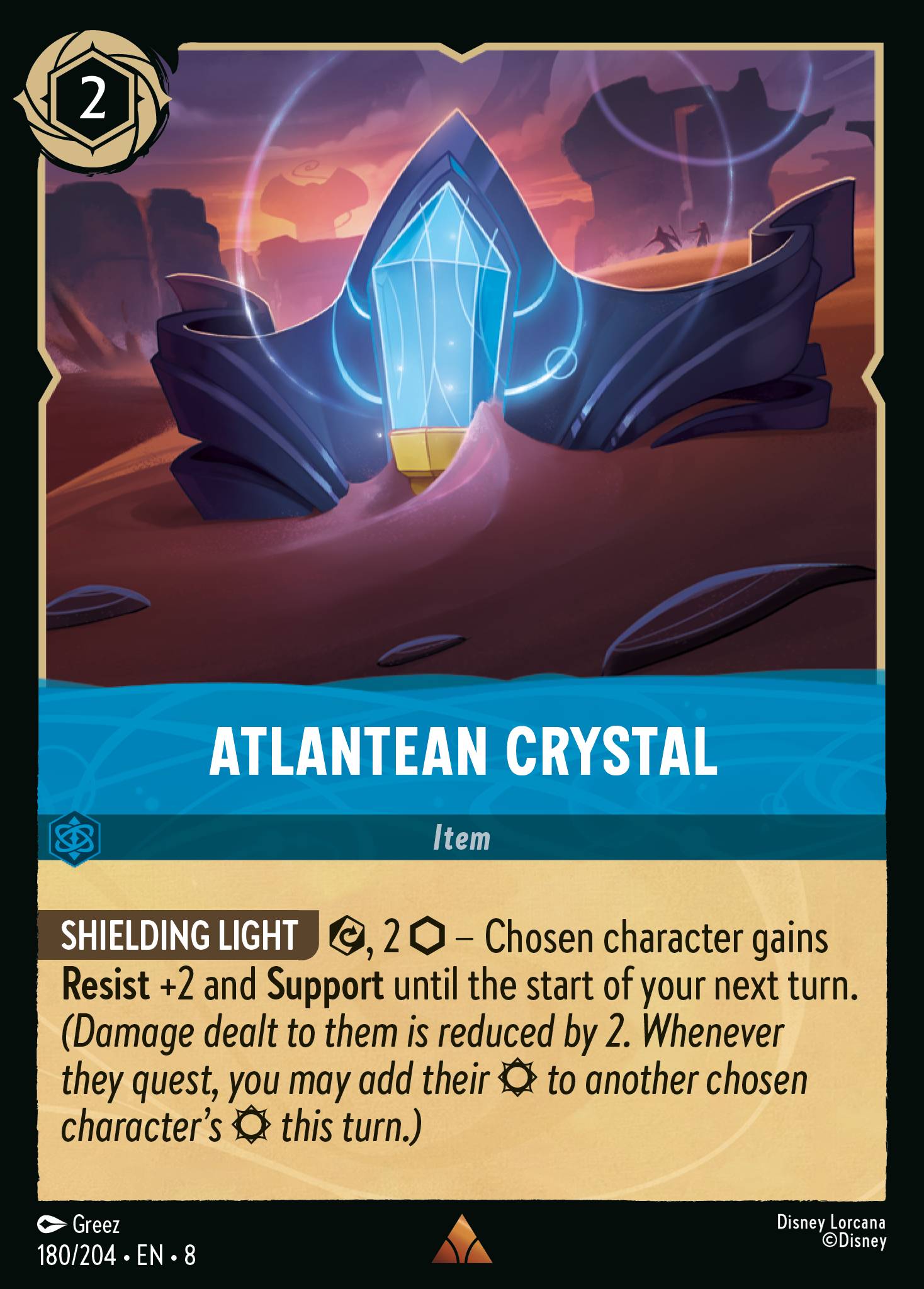 Lorcana - Atlantean Crystal - Reign of Jafar