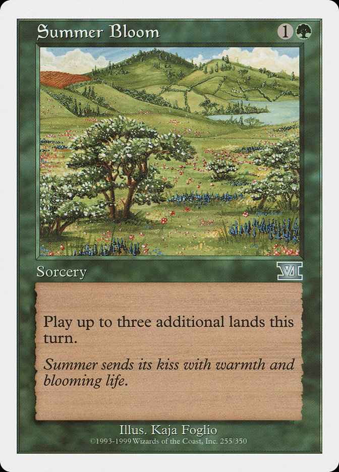 Magic: The Gathering - Summer Bloom - Sixth Edition