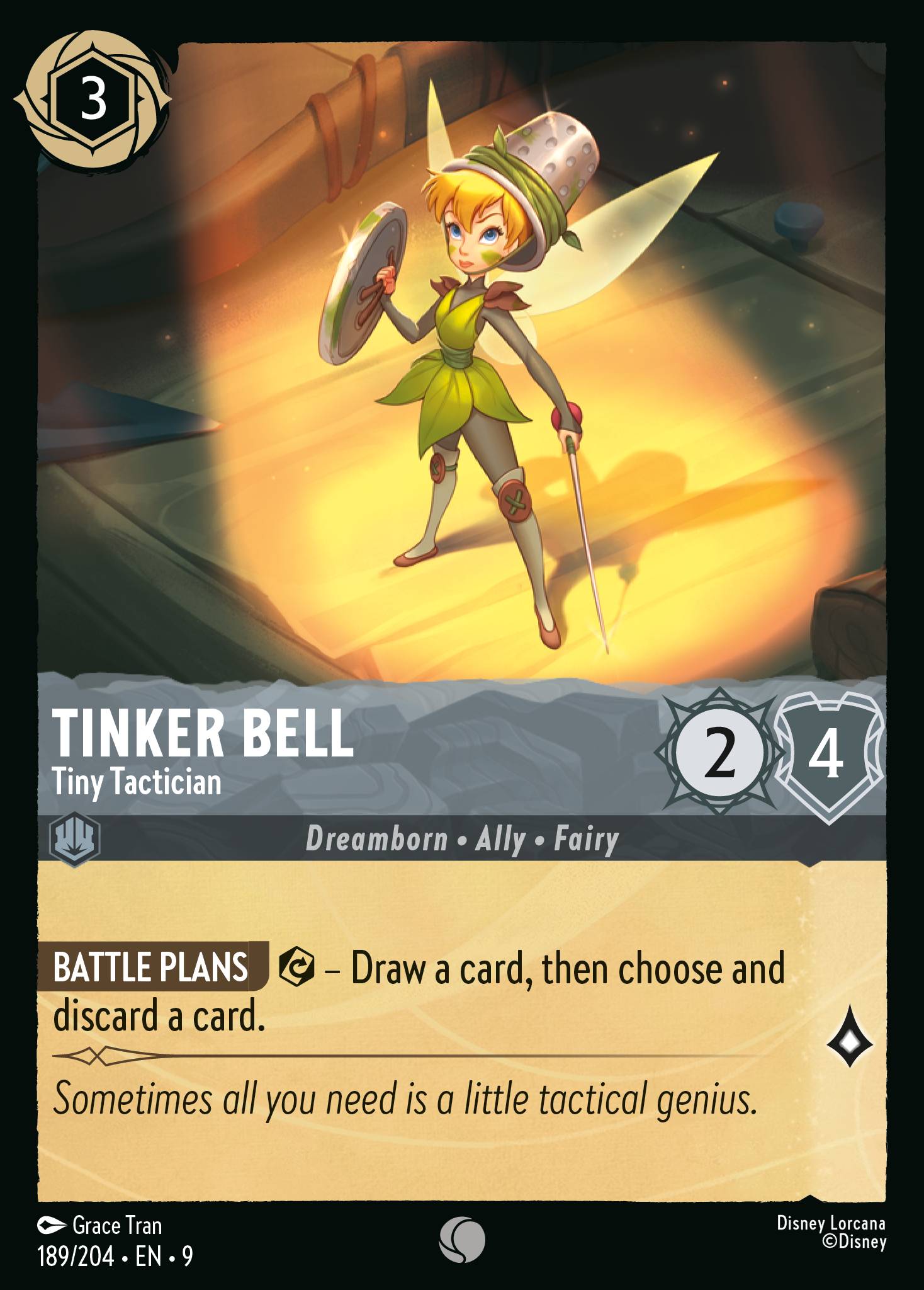Lorcana - Tinker Bell - Tiny Tactician - Fabled