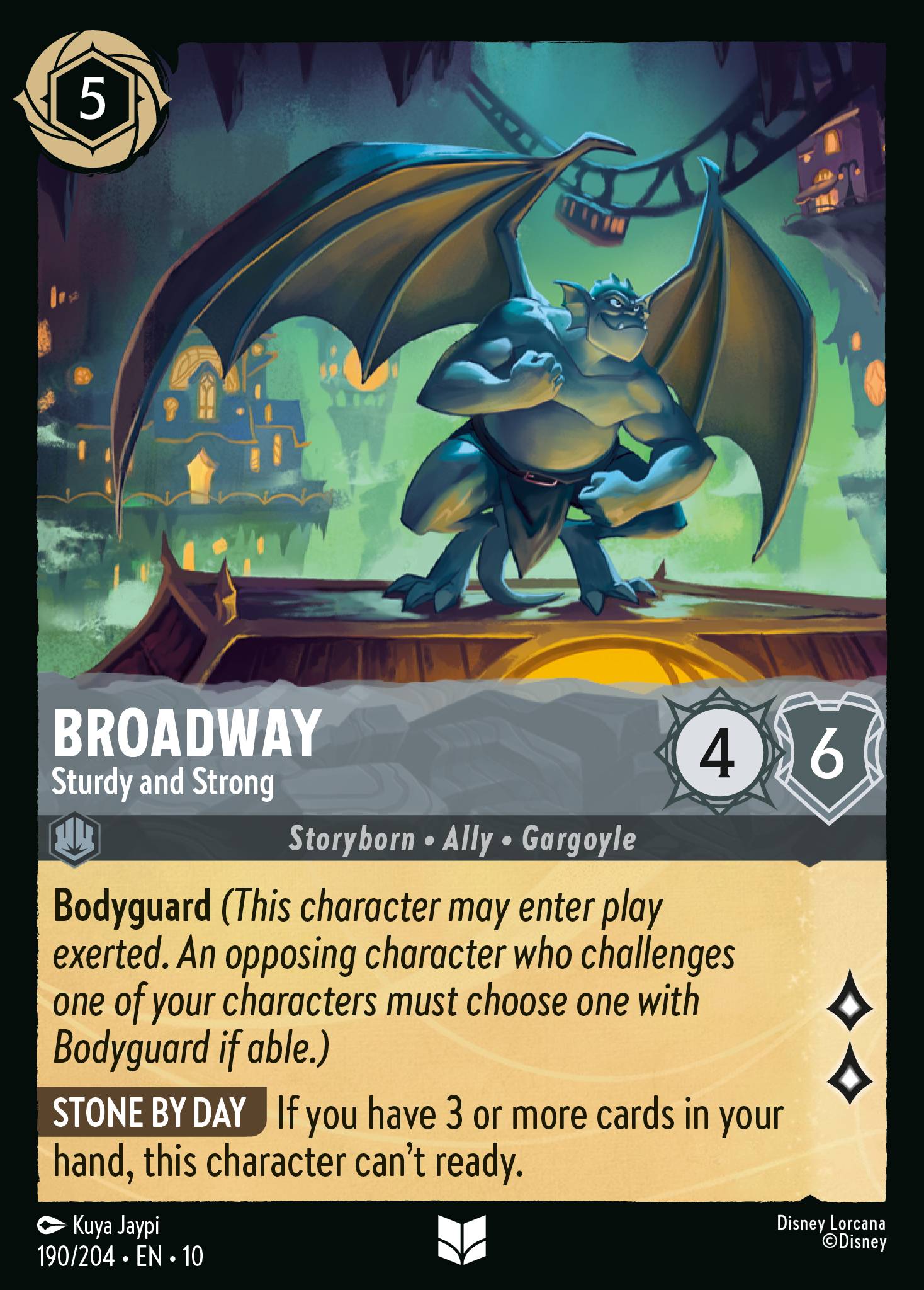 Lorcana - Broadway - Sturdy and Strong - Whispers in the Well