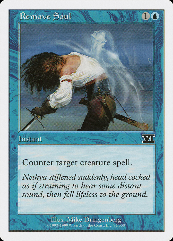 Magic: The Gathering - Remove Soul - Sixth Edition