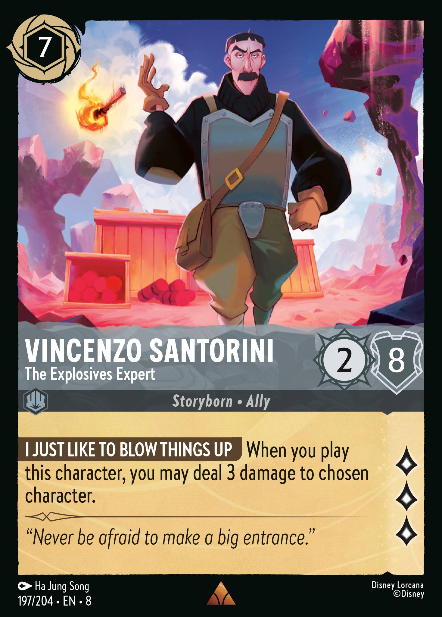 Lorcana - Vincenzo Santorini - The Explosives Expert - Reign of Jafar