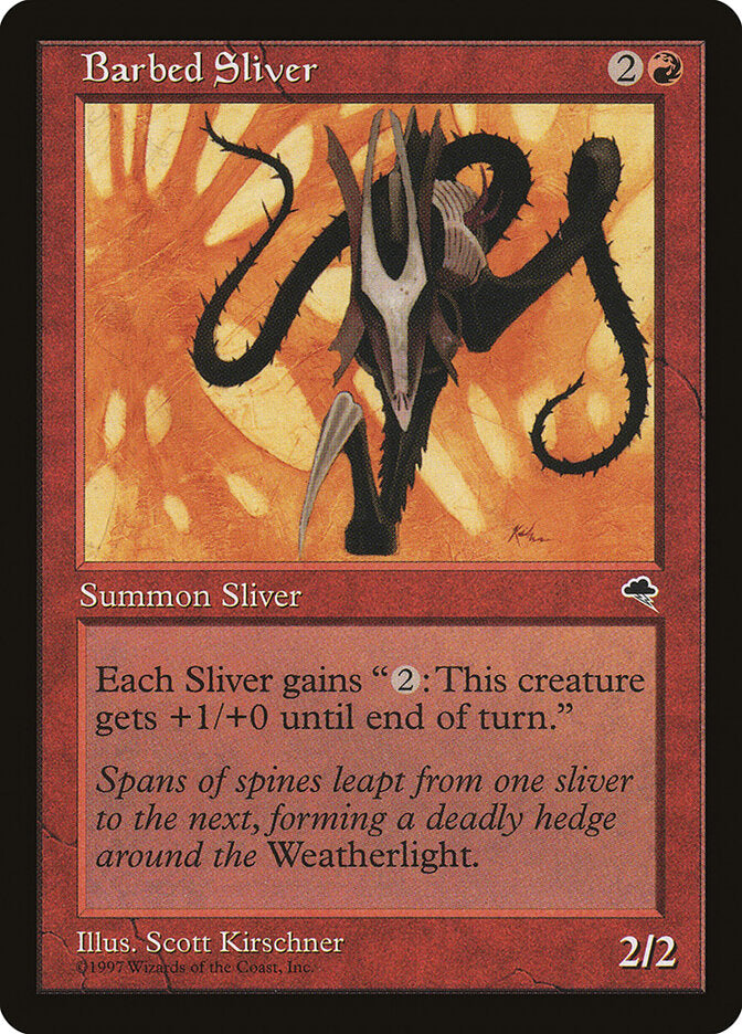 Magic: The Gathering - Barbed Sliver - Tempest