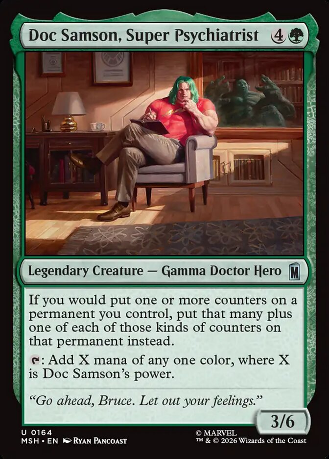 Magic: The Gathering - Doc Samson, Super Psychiatrist - Marvel Super Heroes