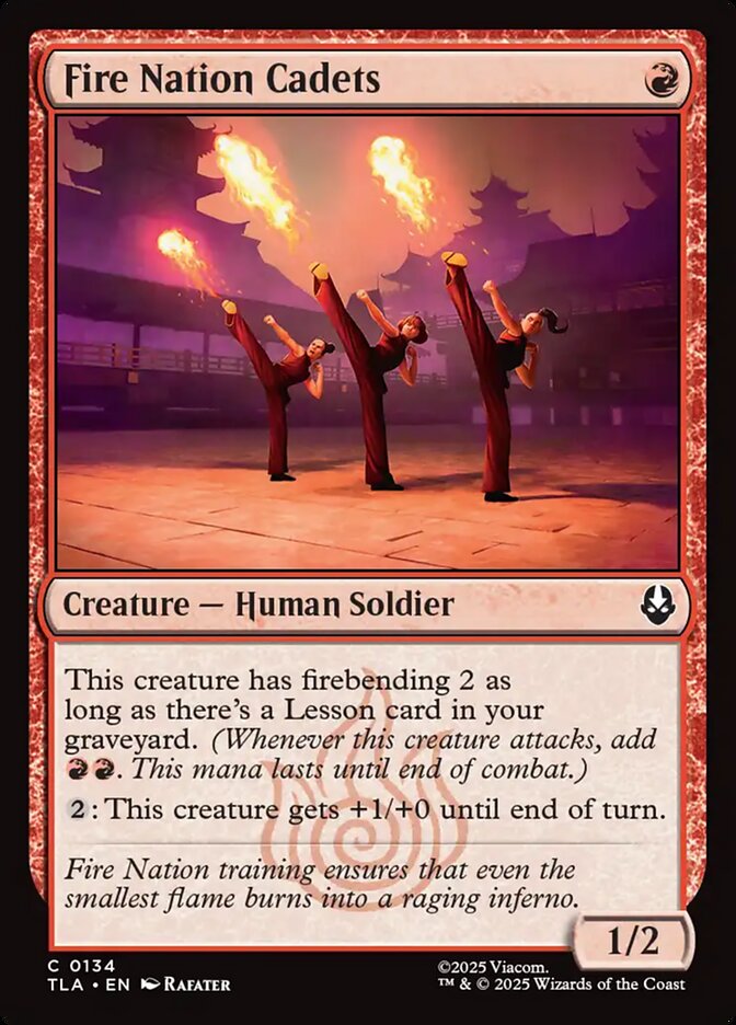 Magic: The Gathering - Fire Nation Cadets - Avatar: The Last Airbender