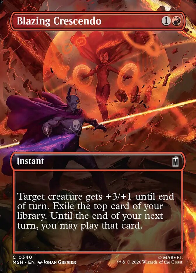 Magic: The Gathering - Blazing Crescendo - Marvel Super Heroes