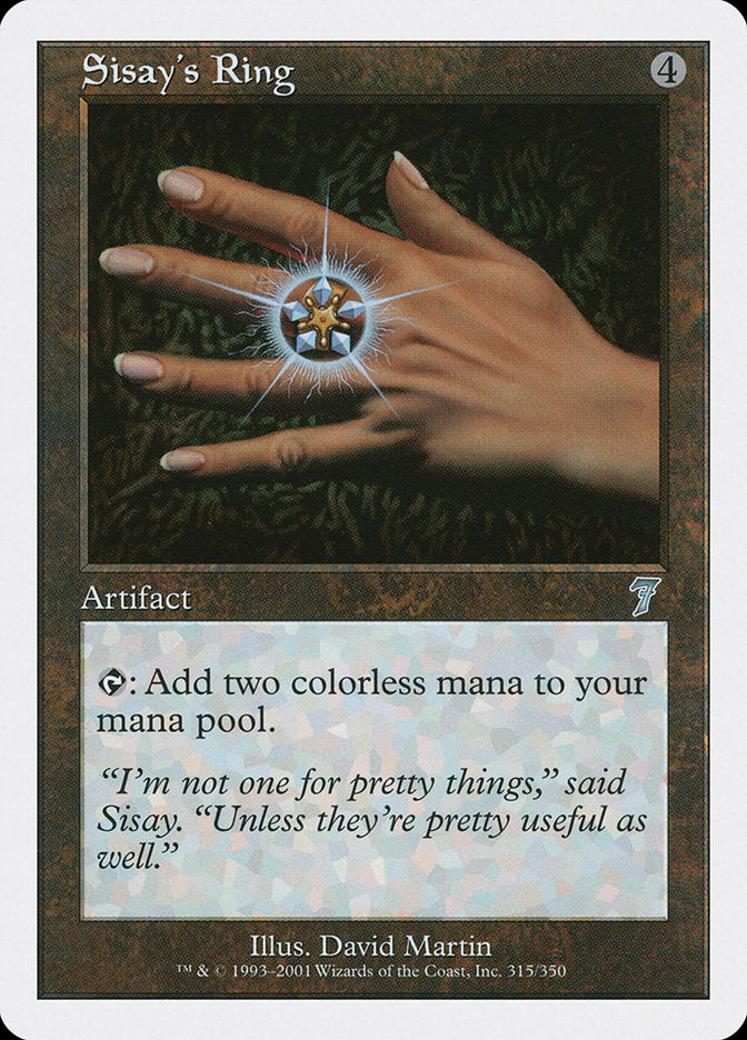 Magic: The Gathering - Sisay's Ring - Seventh Edition
