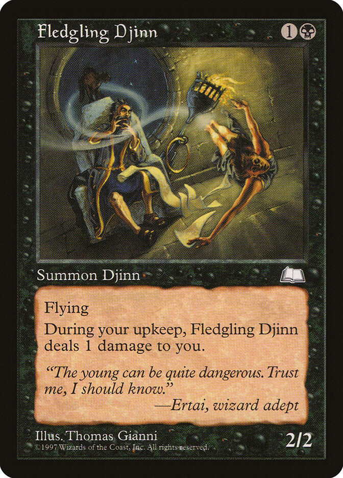 Magic: The Gathering - Fledgling Djinn - Weatherlight