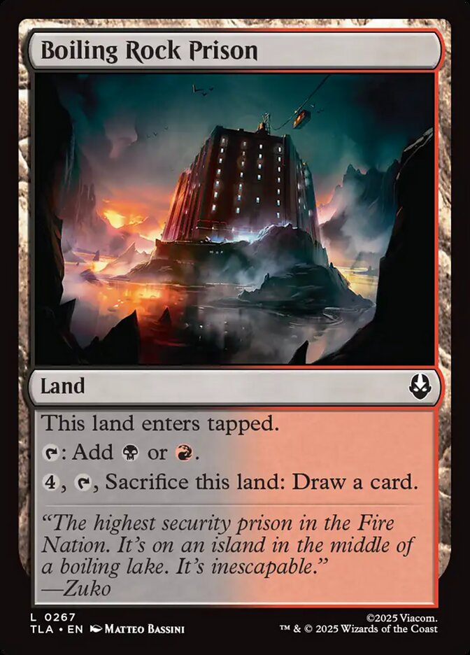 Magic: The Gathering - Boiling Rock Prison - Avatar: The Last Airbender