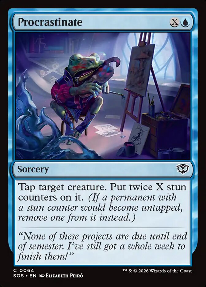 MTG - Procrastinate - Secrets of Strixhaven (SOS)