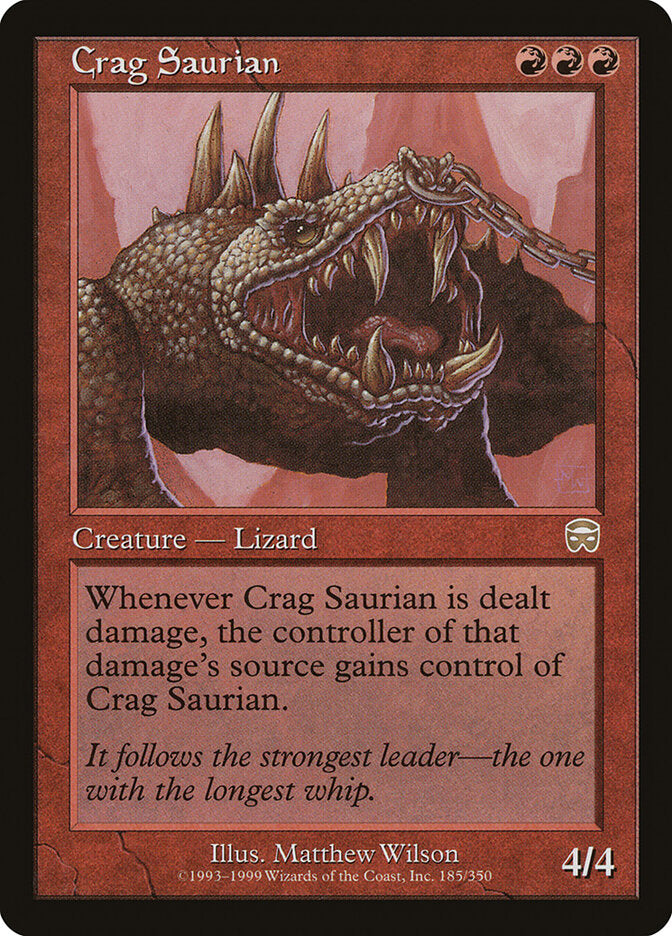 Magic: The Gathering - Crag Saurian - Mercadian Masques