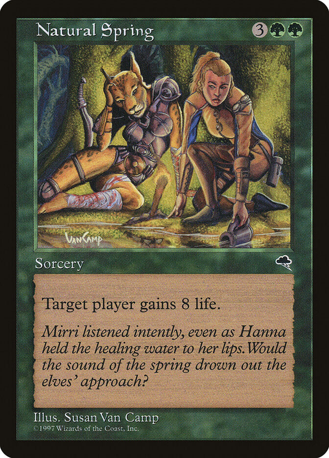 Magic: The Gathering - Natural Spring - Tempest