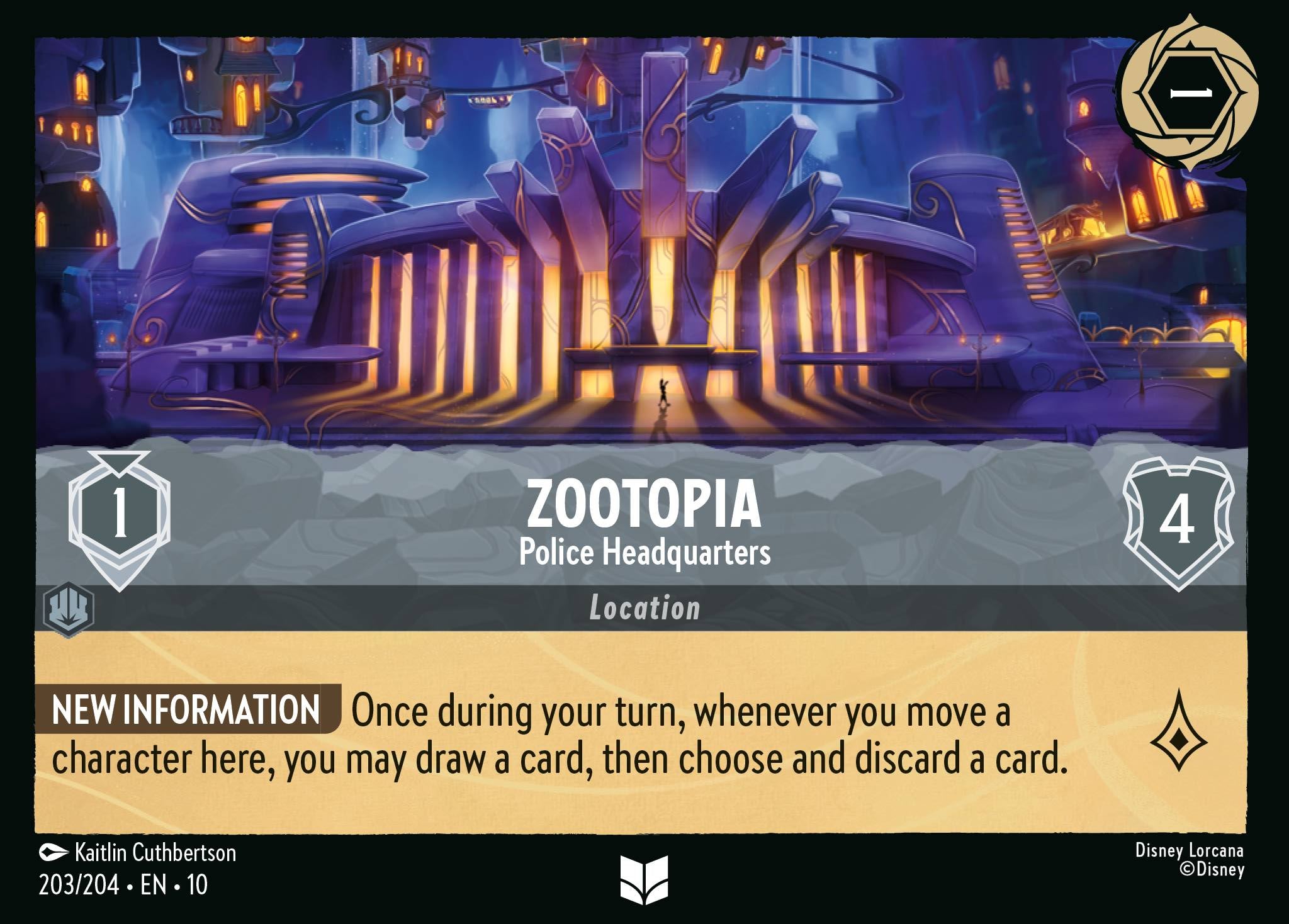 Lorcana - Zootopia - Police Headquarters - Whispers in the Well