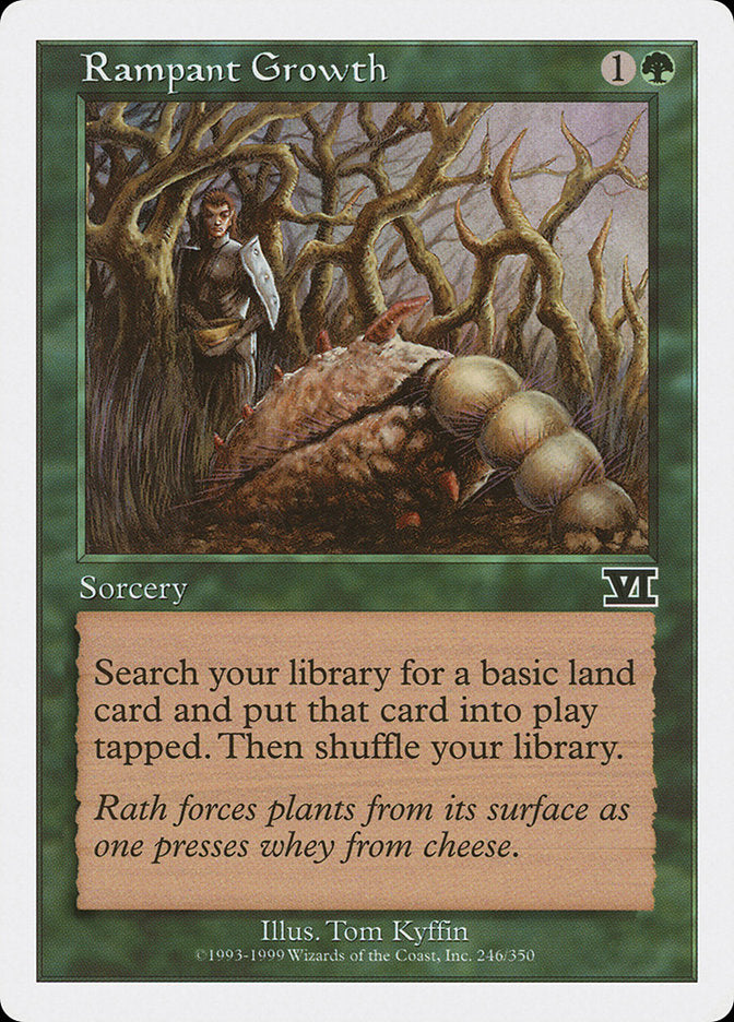 Magic: The Gathering - Rampant Growth - Sixth Edition