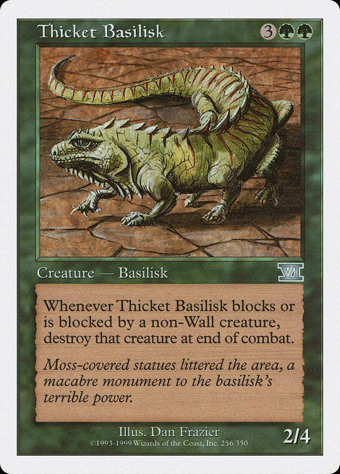 Magic: The Gathering - Thicket Basilisk - Sixth Edition