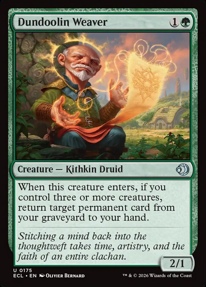 MTG - Dundoolin Weaver - Lorwyn Eclipsed (SOS)