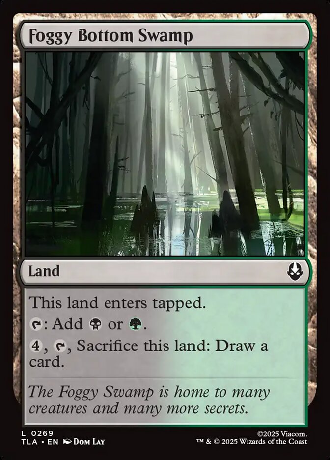 Magic: The Gathering - Foggy Bottom Swamp - Avatar: The Last Airbender