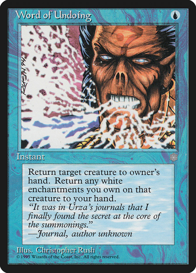 Magic: The Gathering - Word of Undoing - Ice Age