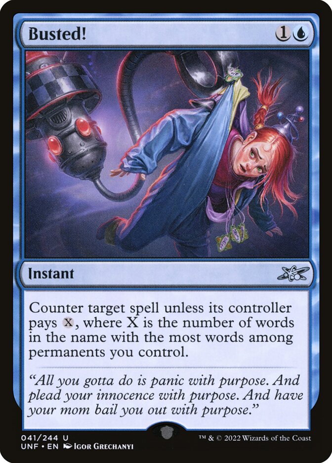 MTG - Busted! - Unfinity (SOS)