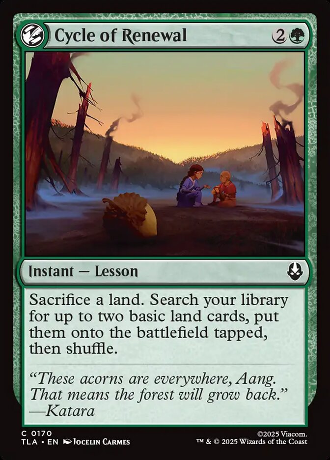 Magic: The Gathering - Cycle of Renewal - Avatar: The Last Airbender