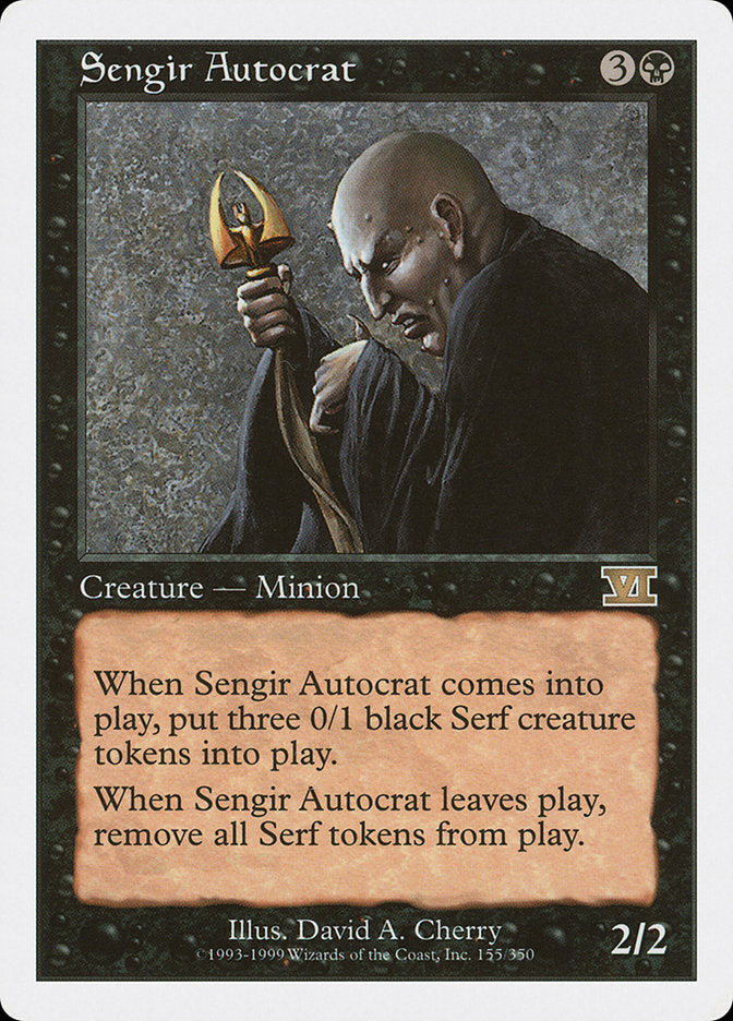 Magic: The Gathering - Sengir Autocrat - Sixth Edition