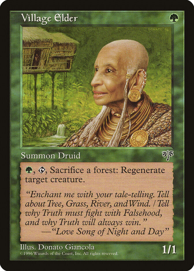 Magic: The Gathering - Village Elder - Mirage
