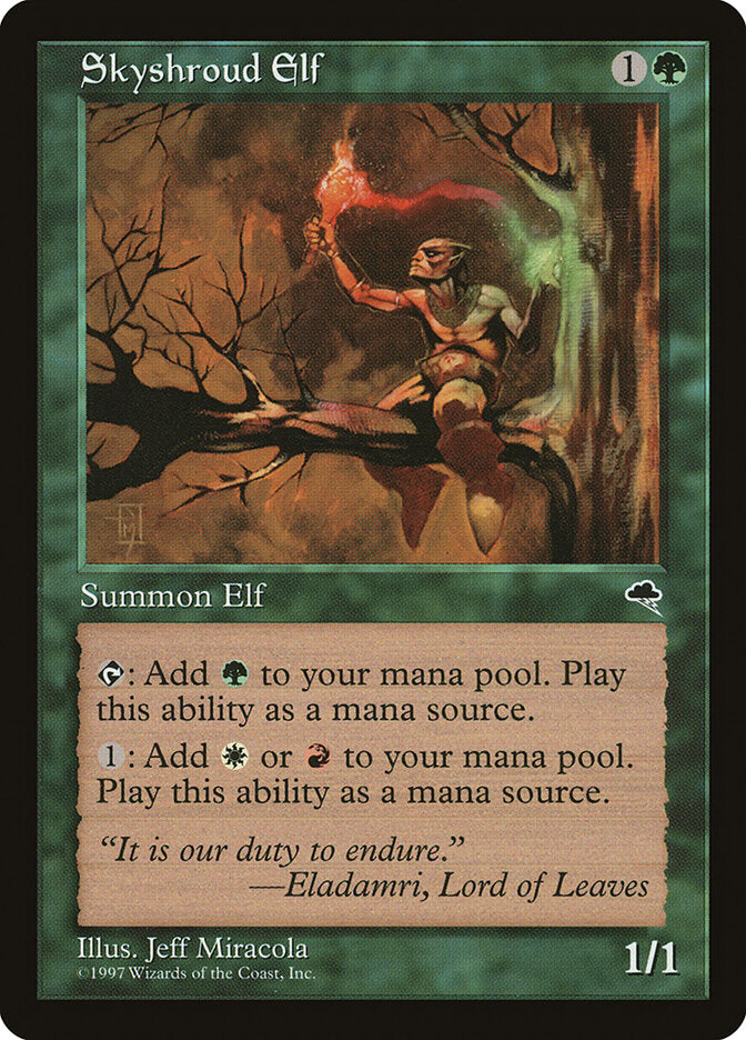 Magic: The Gathering - Skyshroud Elf - Tempest