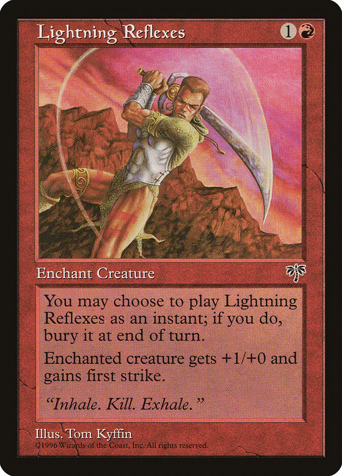 Magic: The Gathering - Lightning Reflexes - Mirage