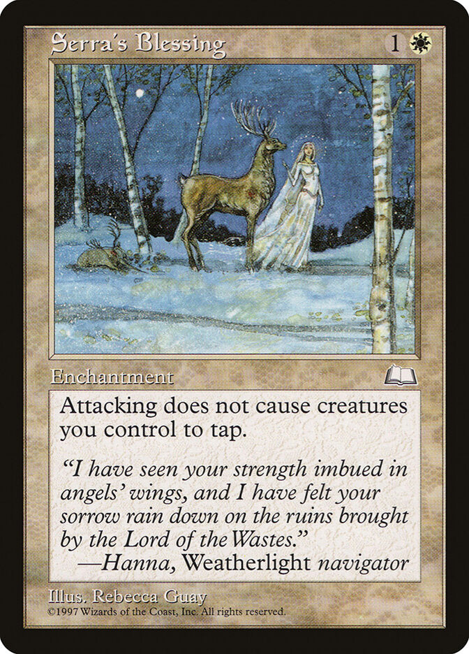 Magic: The Gathering - Serra's Blessing - Weatherlight