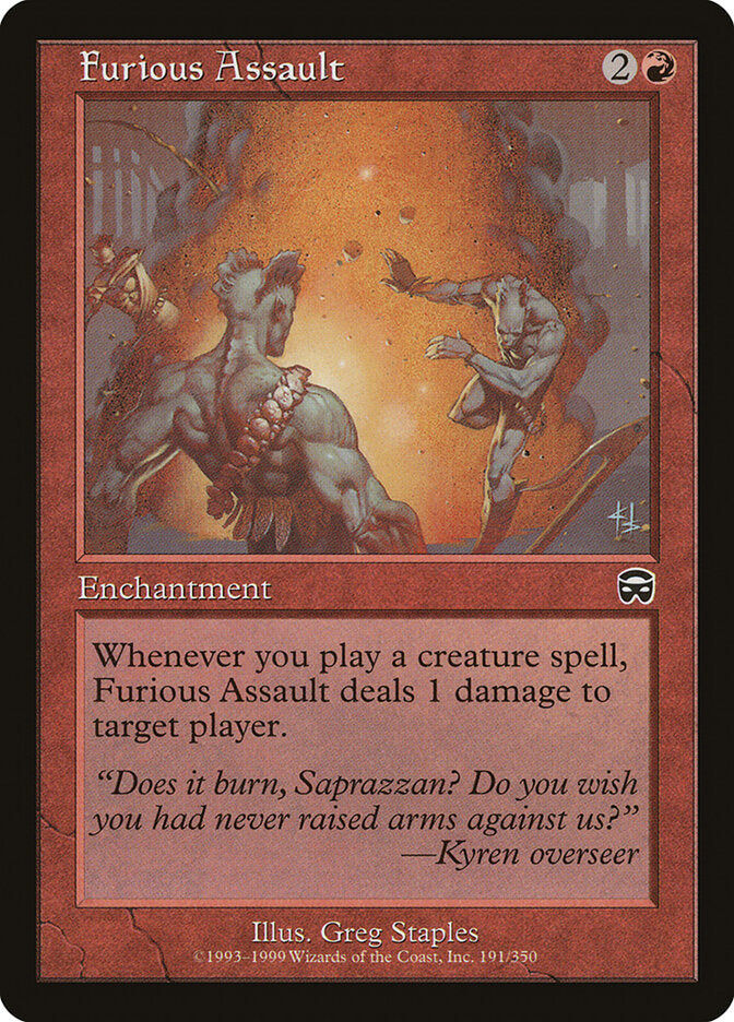 Magic: The Gathering - Furious Assault - Mercadian Masques