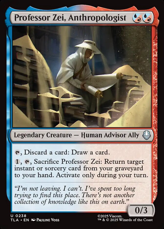 Magic: The Gathering - Professor Zei, Anthropologist - Avatar: The Last Airbender