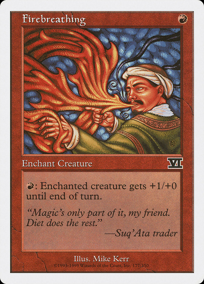 Magic: The Gathering - Firebreathing - Sixth Edition