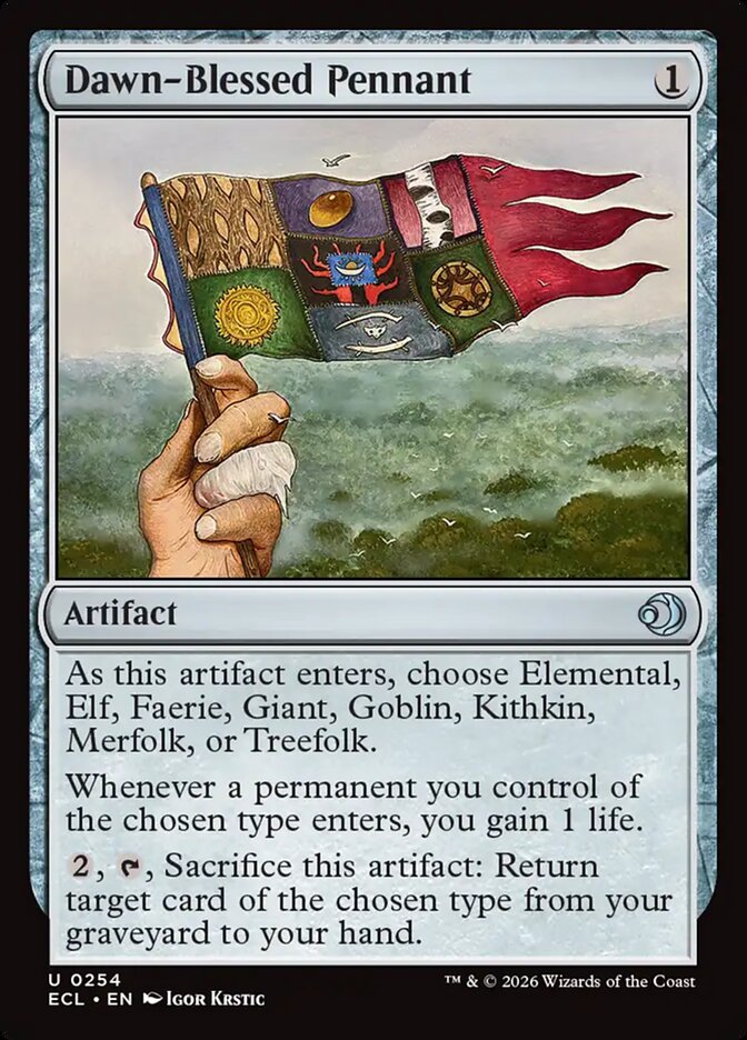 MTG - Dawn-Blessed Pennant - Lorwyn Eclipsed (SOS)