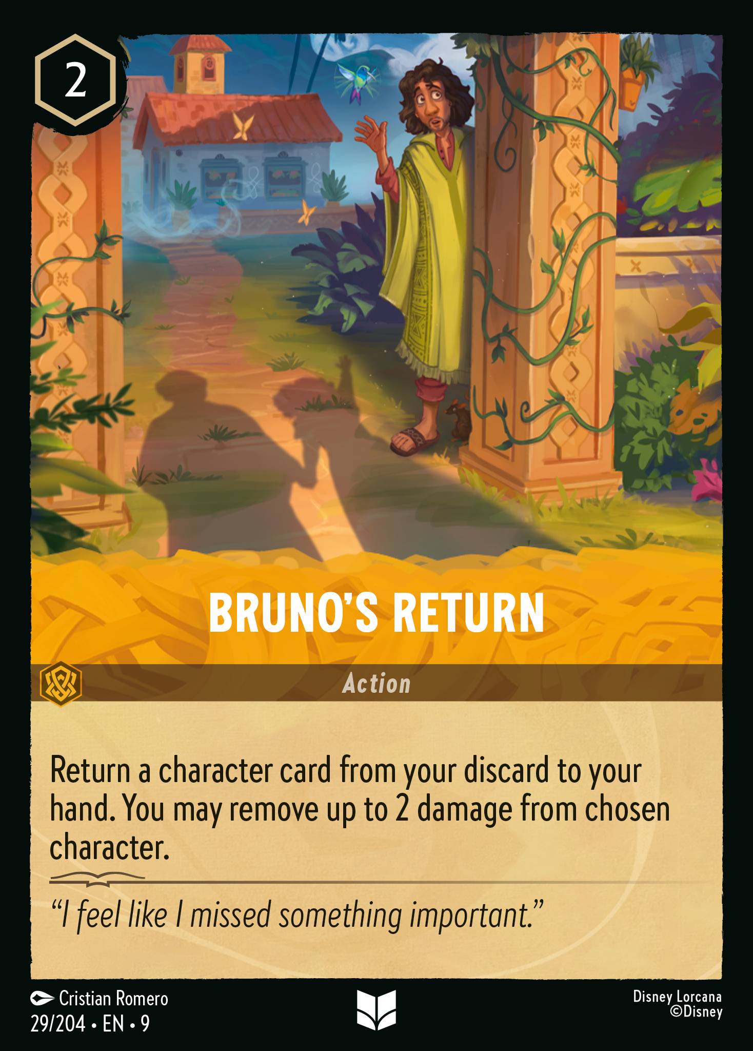 Lorcana - Bruno's Return - Fabled