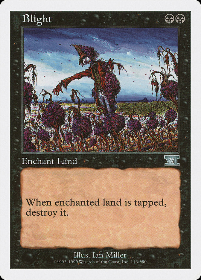 Magic: The Gathering - Blight - Sixth Edition