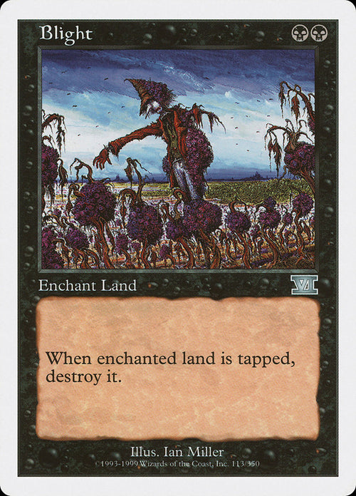 Magic: The Gathering - Blight - Sixth Edition
