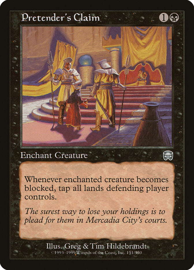 Magic: The Gathering - Pretender's Claim - Mercadian Masques