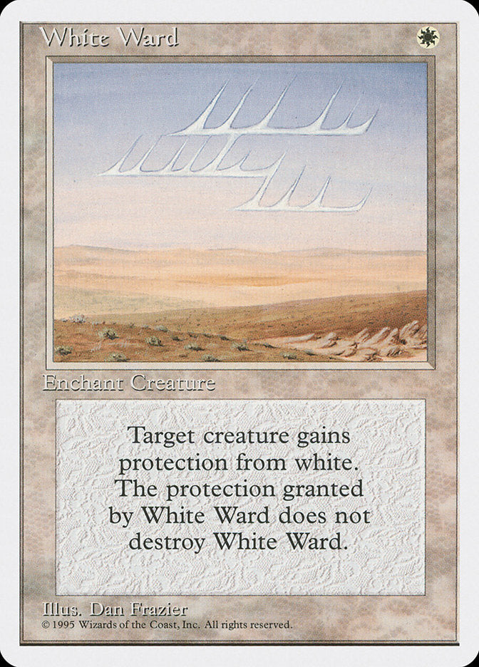 Magic: The Gathering - White Ward - Fourth Edition