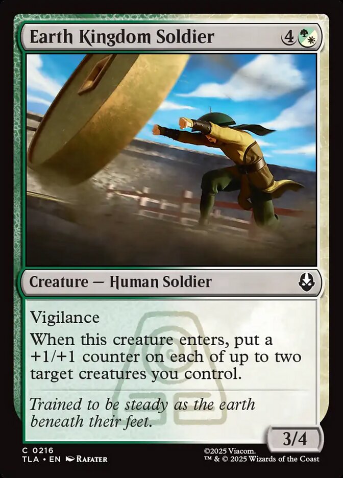 Magic: The Gathering - Earth Kingdom Soldier - Avatar: The Last Airbender