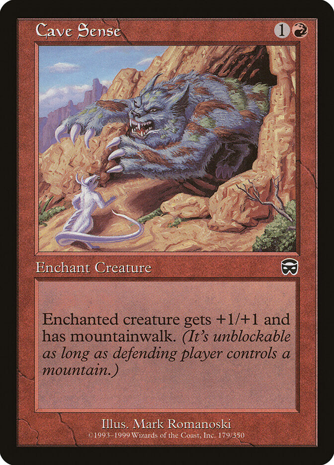 Magic: The Gathering - Cave Sense - Mercadian Masques