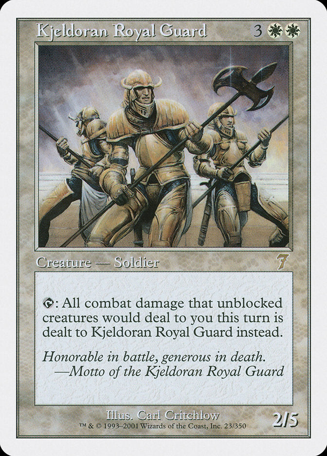 Magic: The Gathering - Kjeldoran Royal Guard - Seventh Edition
