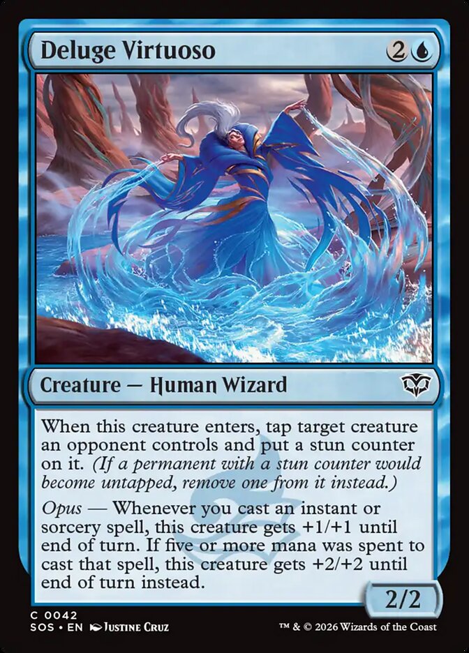 MTG - Deluge Virtuoso - Secrets of Strixhaven (SOS)