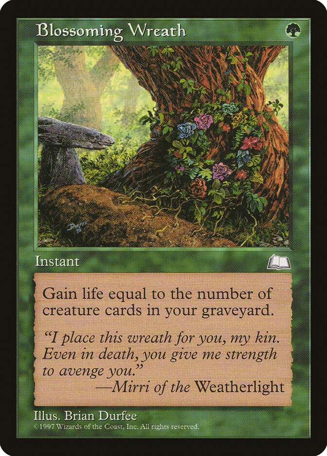 Magic: The Gathering - Blossoming Wreath - Weatherlight