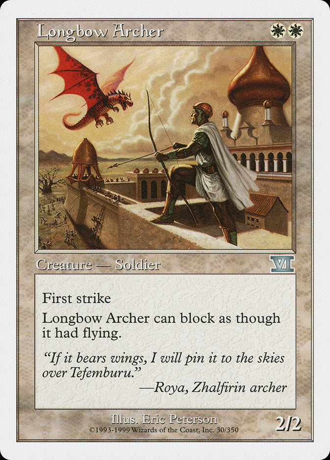 Magic: The Gathering - Longbow Archer - Sixth Edition