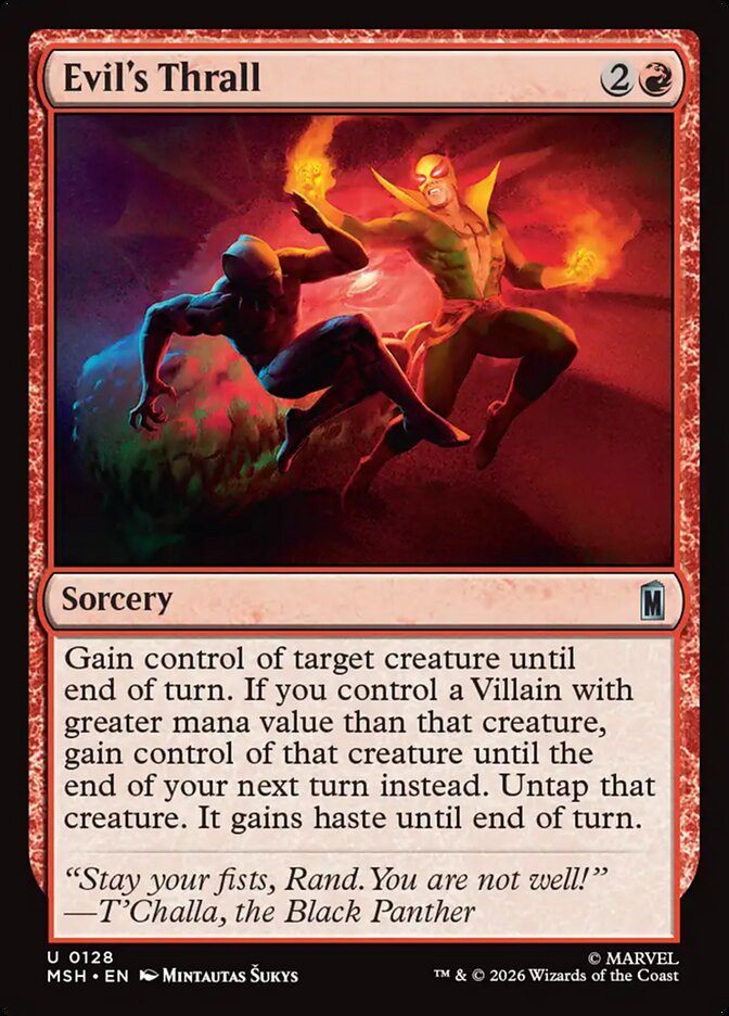 Magic: The Gathering - Evil's Thrall - Marvel Super Heroes