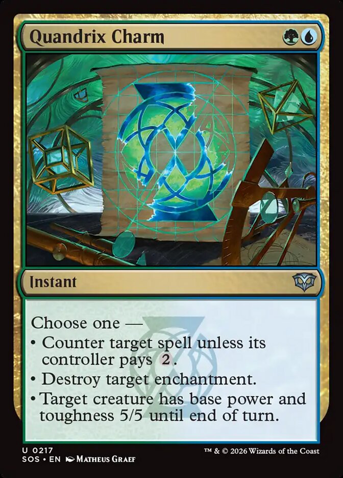 MTG - Quandrix Charm - Secrets of Strixhaven (SOS)